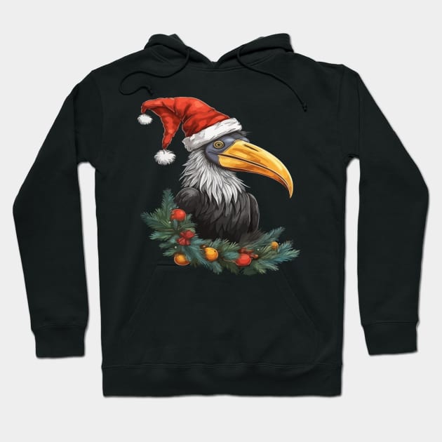 Hornbill Christmas Hoodie by JH Mart